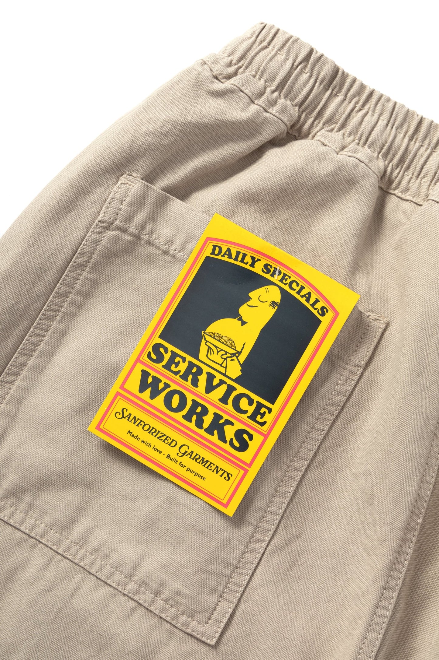 Service Works Classic Chef Pants - Stone