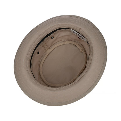 Stetson Classic Band Pork Pie Cloth Hat - Beige