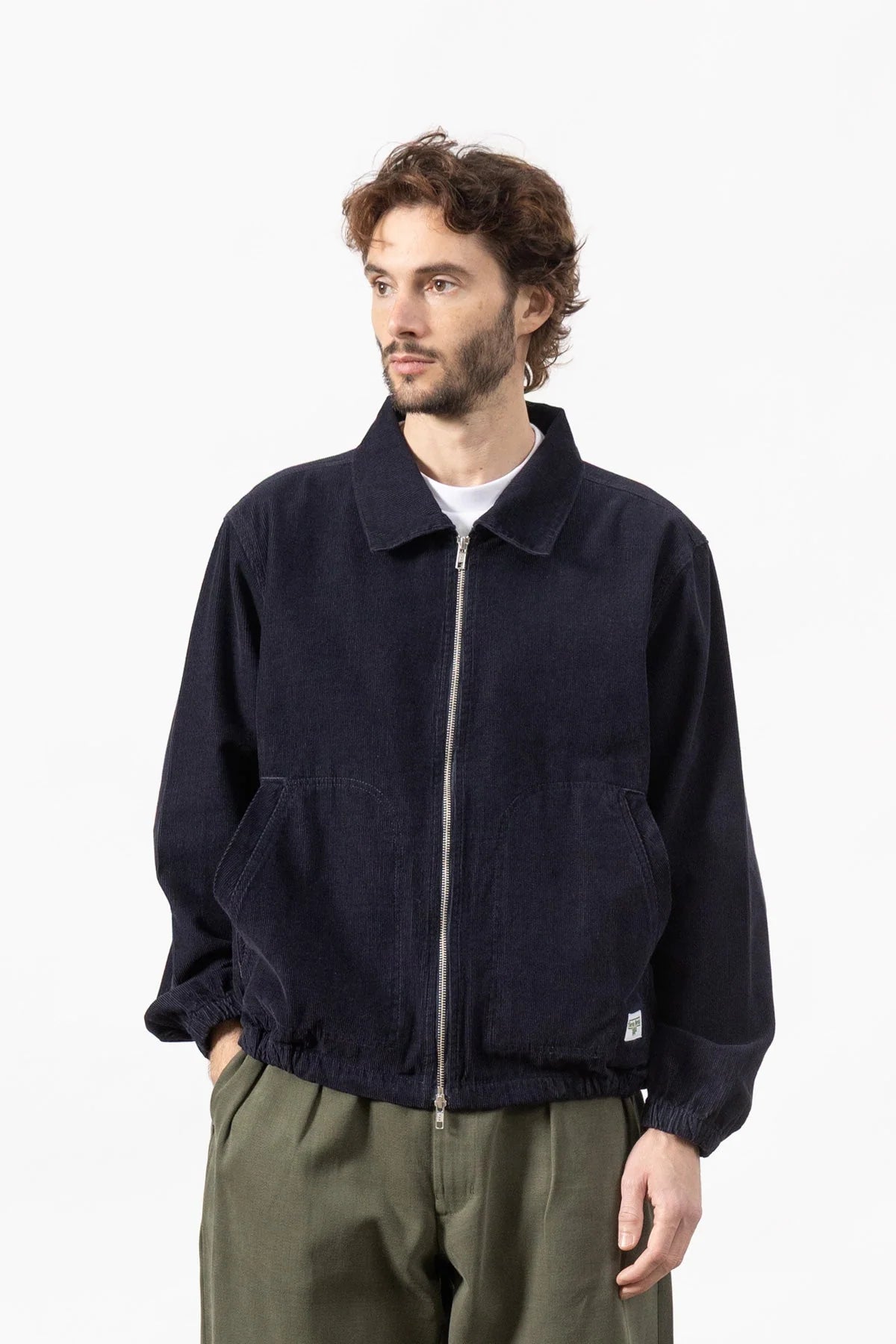 Service Works Fine Cord Work Jacket - Navy