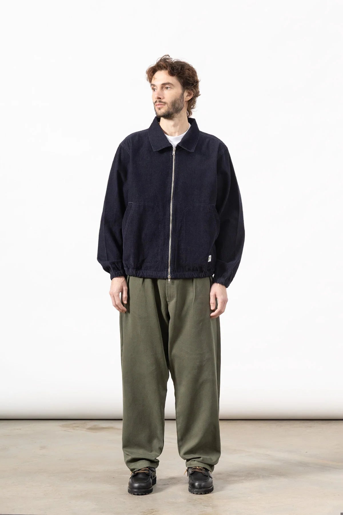 Service Works Fine Cord Work Jacket - Navy