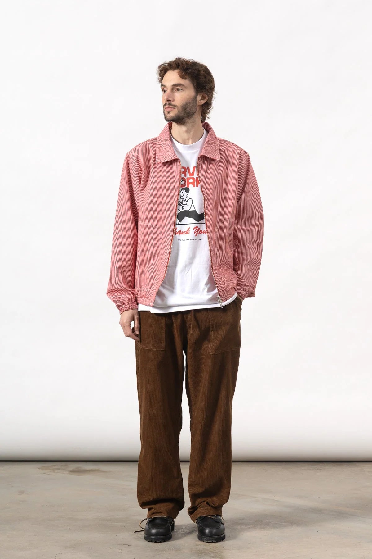 Service Works Fine Cord Chef Pants - Bark