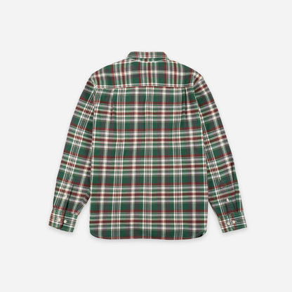 Dubbleware Heritage Check Workshirt - Green Plaid