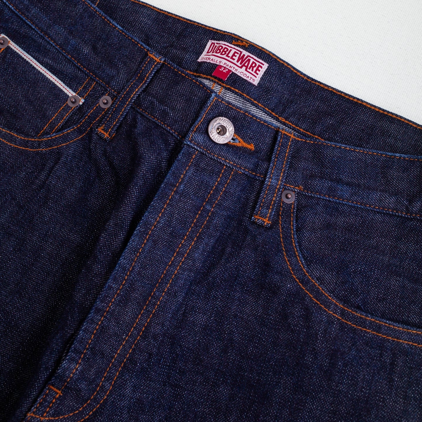 Dubbleware Straight Leg Denim Selvedge Jean - Indigo