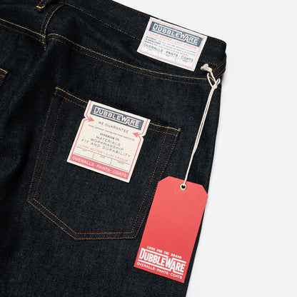 Dubbleware Carver 5 Pocket Selvedge Jean Straight Leg Indigo