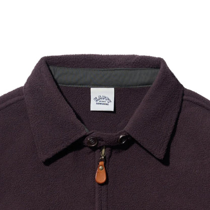 Kappy Designs Fleece Bomber Jacket - Brown