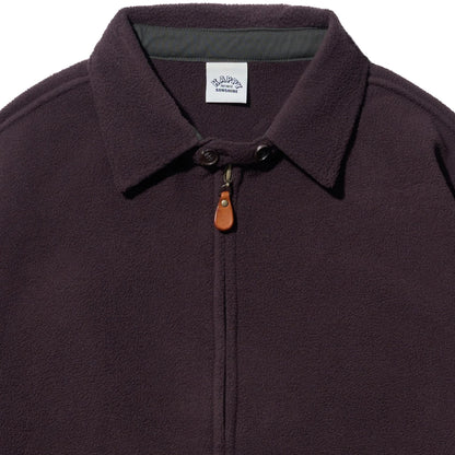 Kappy Designs Fleece Bomber Jacket - Brown