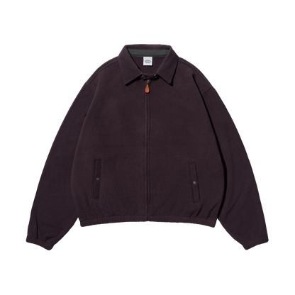Kappy Designs Fleece Bomber Jacket - Brown