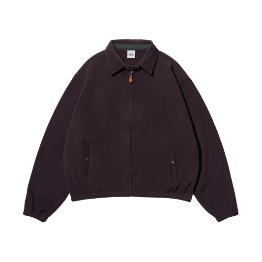 Kappy Designs Fleece Bomber Jacket - Brown