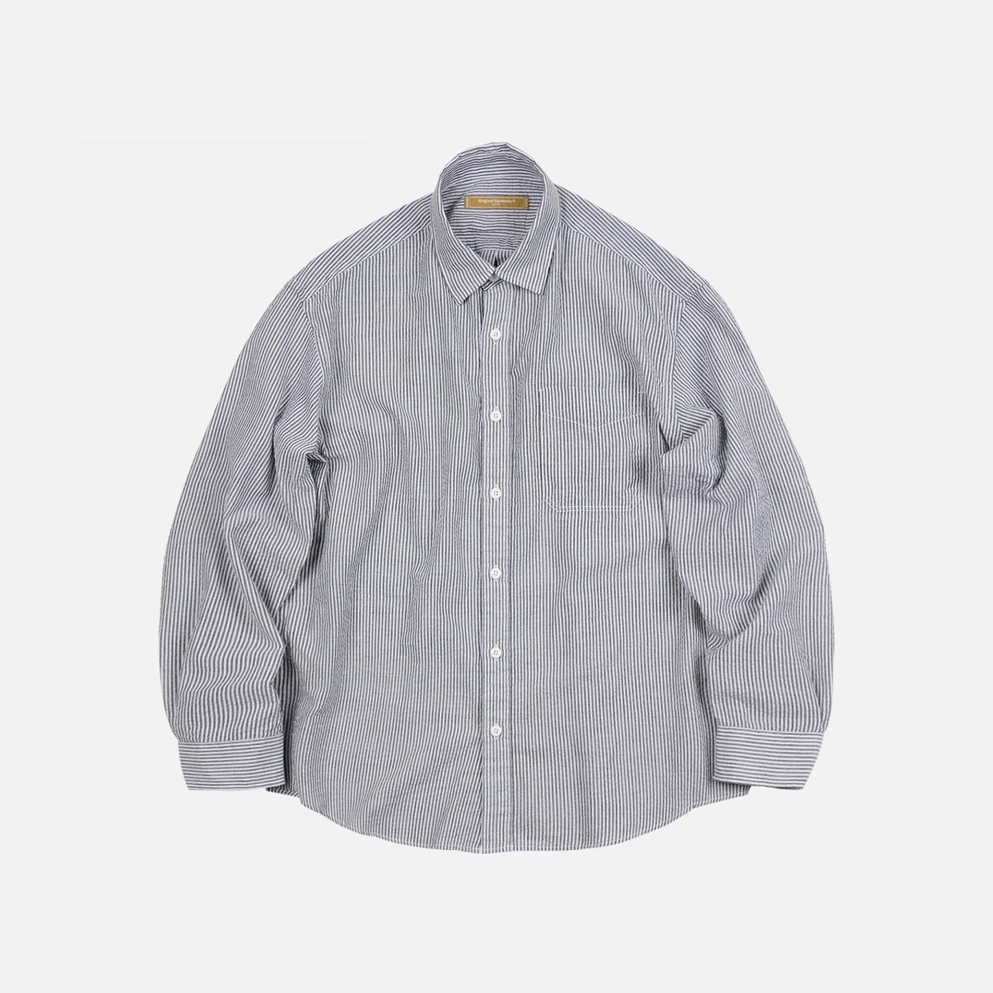 FrizmWorks OG Stripe Seersucker Shirt - Black