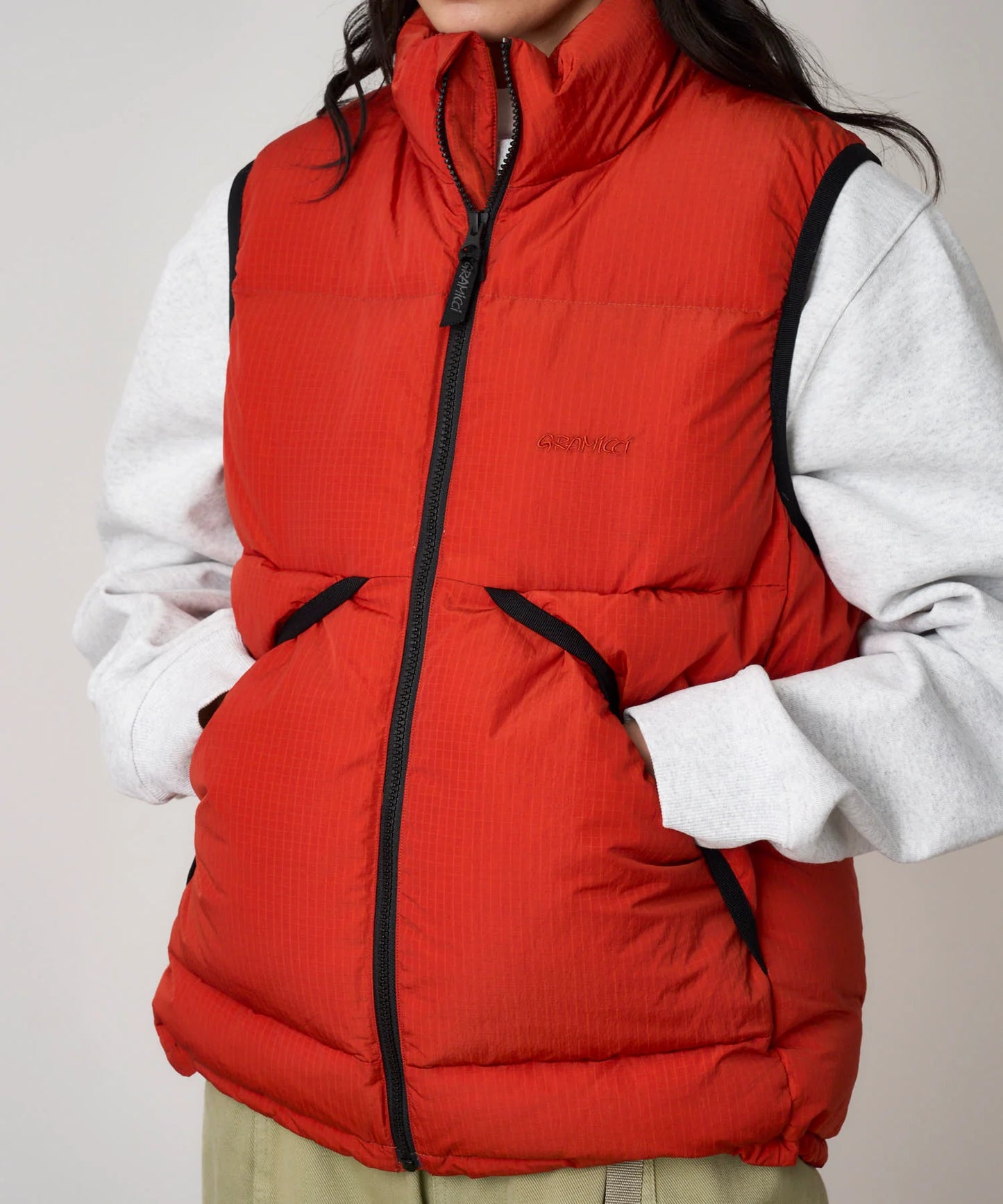Gramicci Down Puffer Jacket Burnt Red