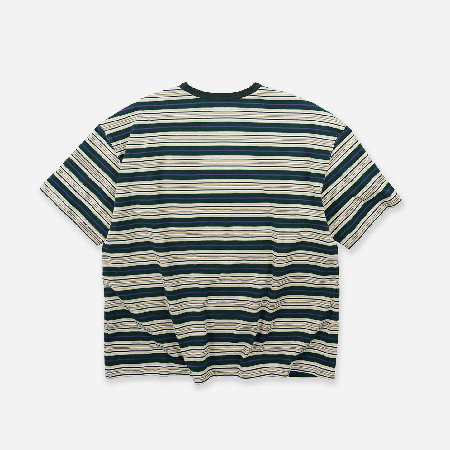 FrizmWorks Horizon Stripe Half T-Shirt - Dark Green