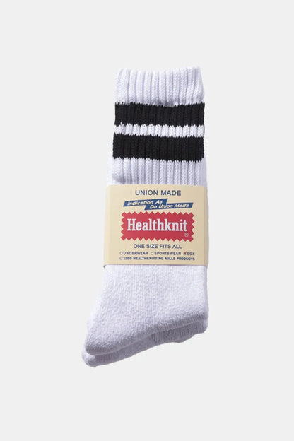 Healthknit - 3 Pack Crew Socks - White Navy, Black, Grey