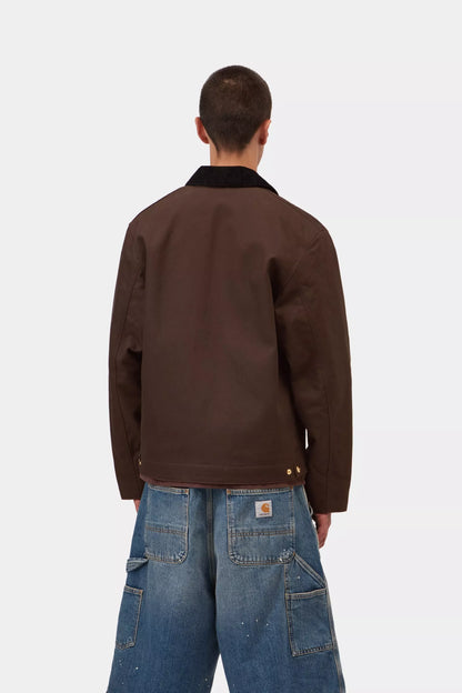 Carhartt WIP Detroit Jacket (Winter) 'Dearborn' Canvas - Tobacco / Black, Rigid