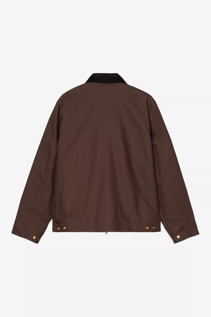 Carhartt WIP Detroit Jacket (Winter) 'Dearborn' Canvas - Tobacco / Black, Rigid