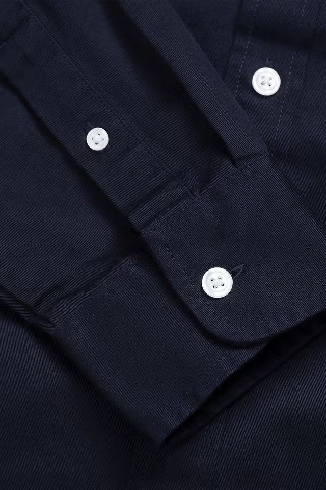 Carhartt WIP Madison Shirt Cotton Twill Dark Navy / Wax