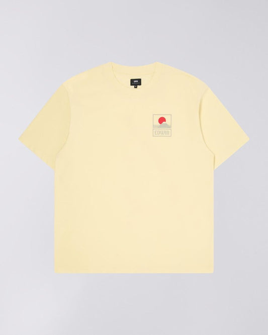 Edwin Sunset On Mt Fuji T-shirt Tender Yellow