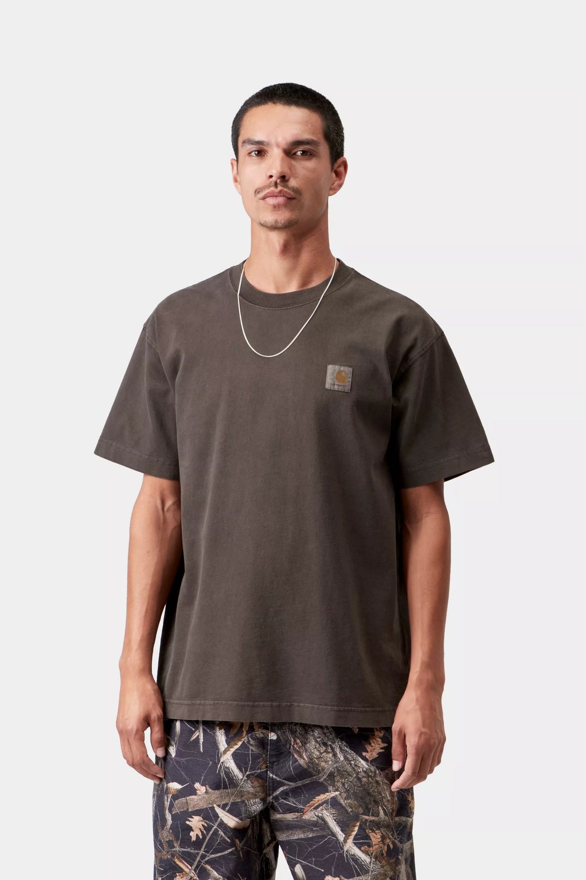 Carhartt WIP S/S Vista T-Shirt - Tobacco, Garment Dyed