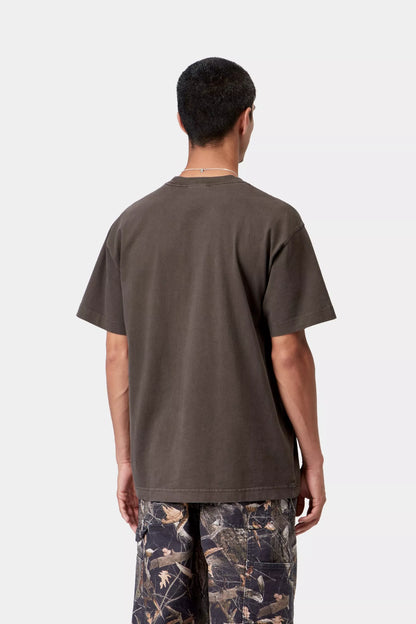 Carhartt WIP S/S Vista T-Shirt - Tobacco, Garment Dyed
