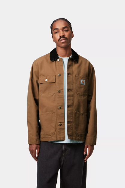 Carhartt WIP Michigan Coat (Summer) - Hamilton Brown / Tobacco, Rinsed
