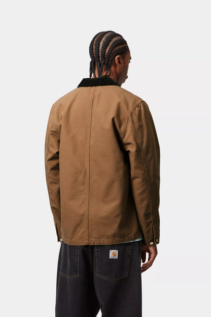 Carhartt WIP Michigan Coat (Summer) - Hamilton Brown / Tobacco, Rinsed
