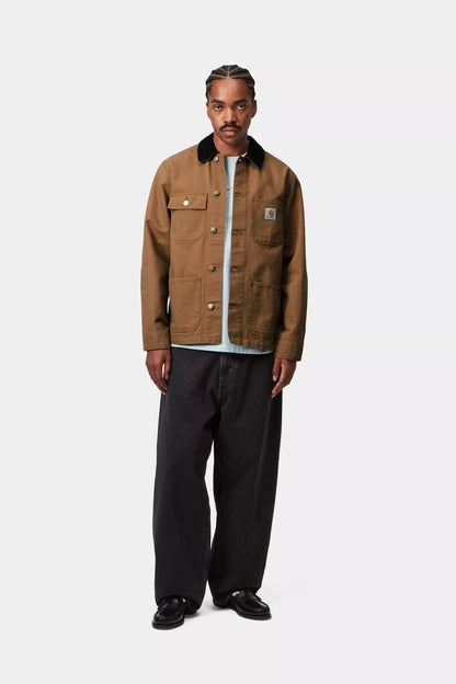 Carhartt WIP Michigan Coat (Summer) - Hamilton Brown / Tobacco, Rinsed