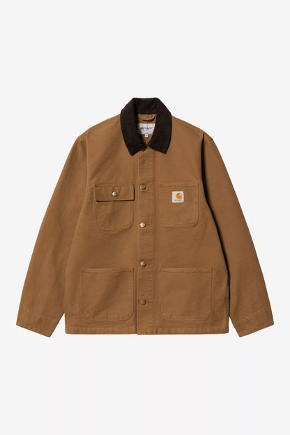 Carhartt WIP Michigan Coat (Summer) - Hamilton Brown / Tobacco, Rinsed