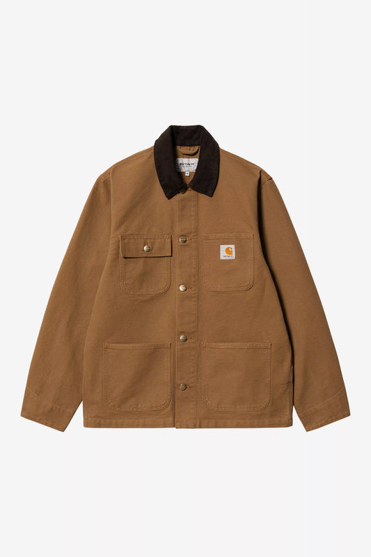 Carhartt WIP Michigan Coat (Summer) - Hamilton Brown / Tobacco, Rinsed