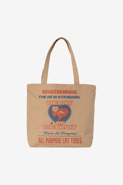 Carhartt Graphic Tote 'Dearborn' Arcan Print, Dusty H Brown