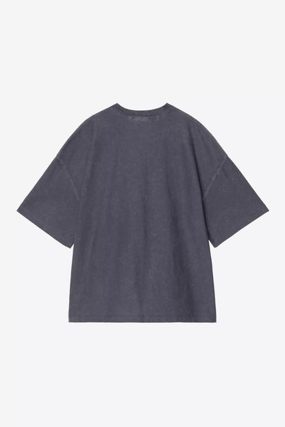Carhartt WIP S/S Lambert T-Shirt - Dark Navy, Moon wash