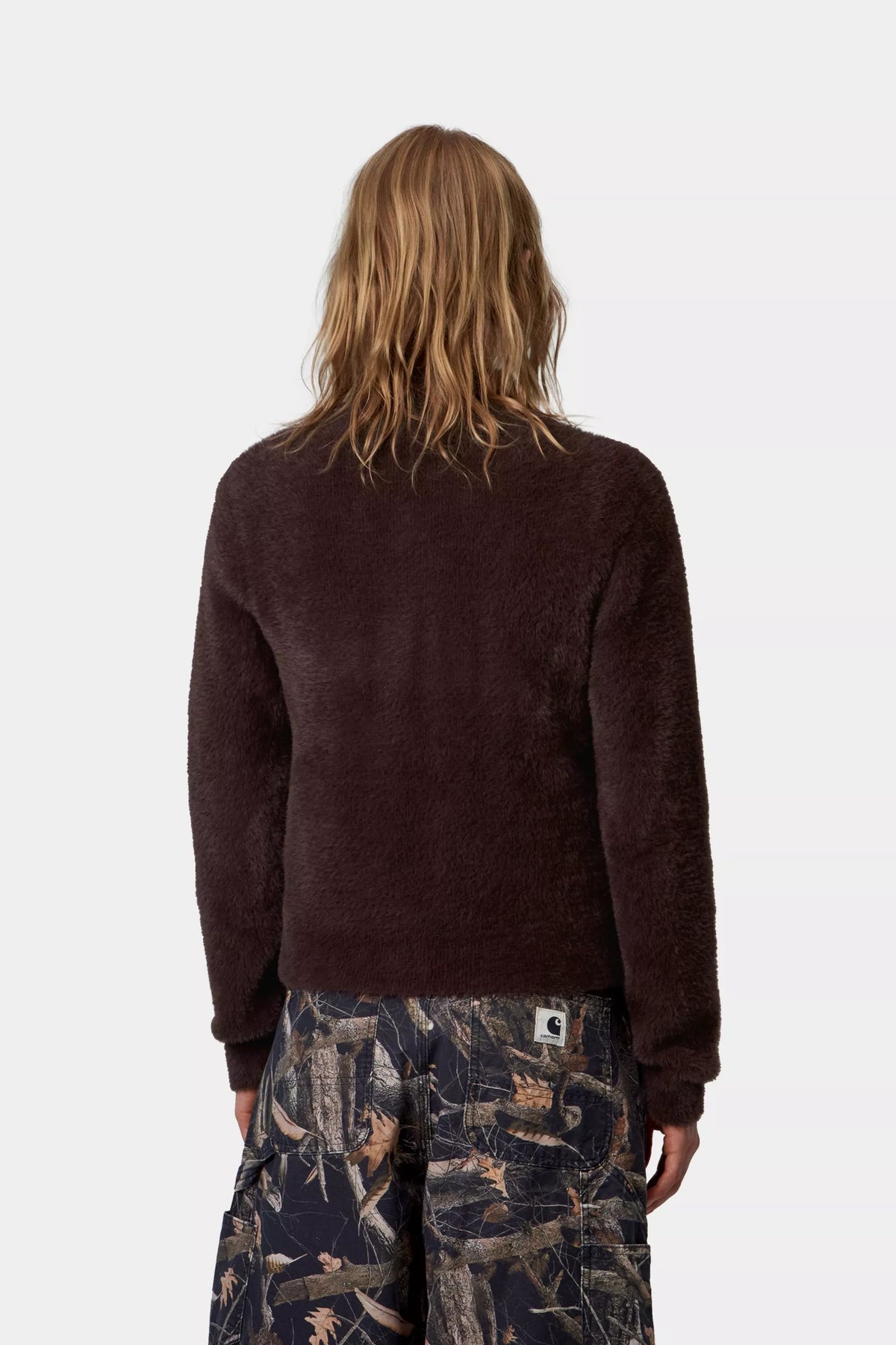 Carhartt WIP Women's L/S Maine Polo Sweater - Palisander