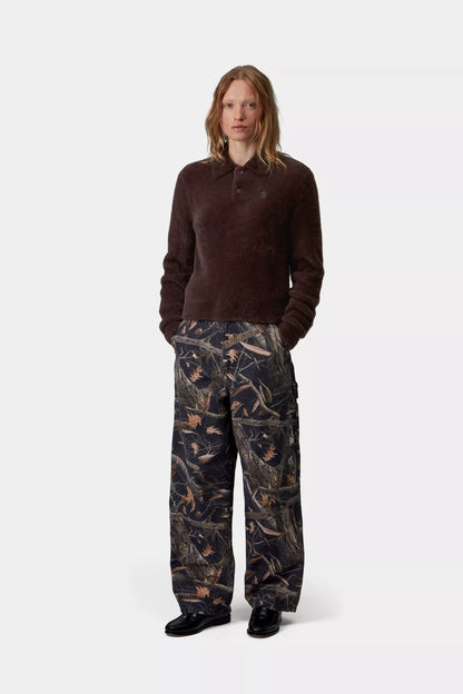 Carhartt WIP Women's L/S Maine Polo Sweater - Palisander