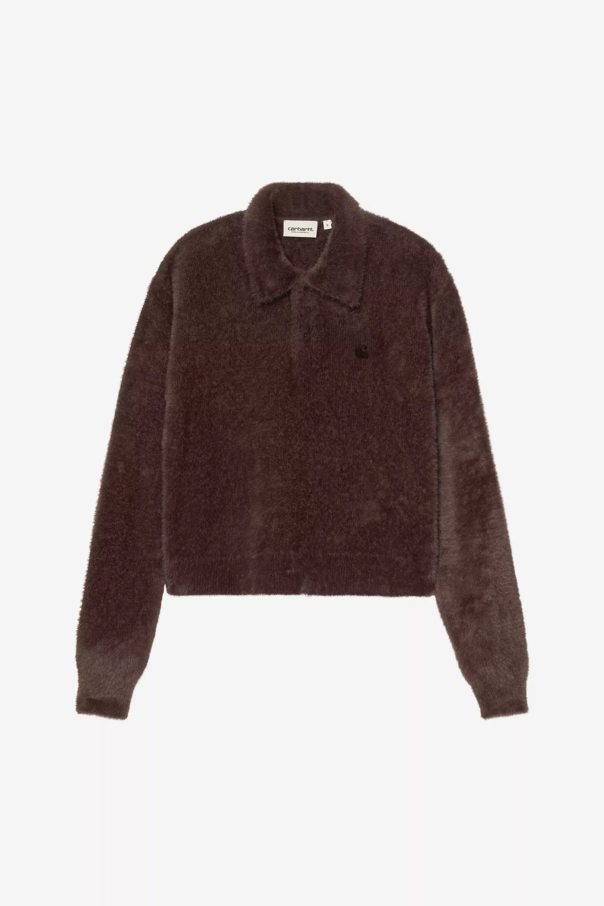 Carhartt WIP Women's L/S Maine Polo Sweater - Palisander