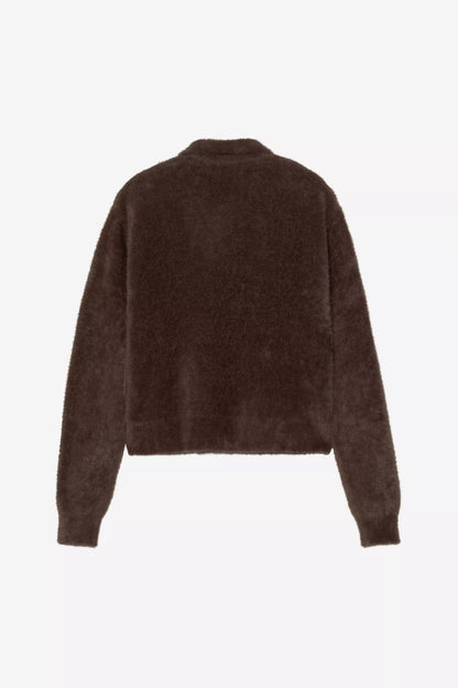Carhartt WIP Women's L/S Maine Polo Sweater - Palisander