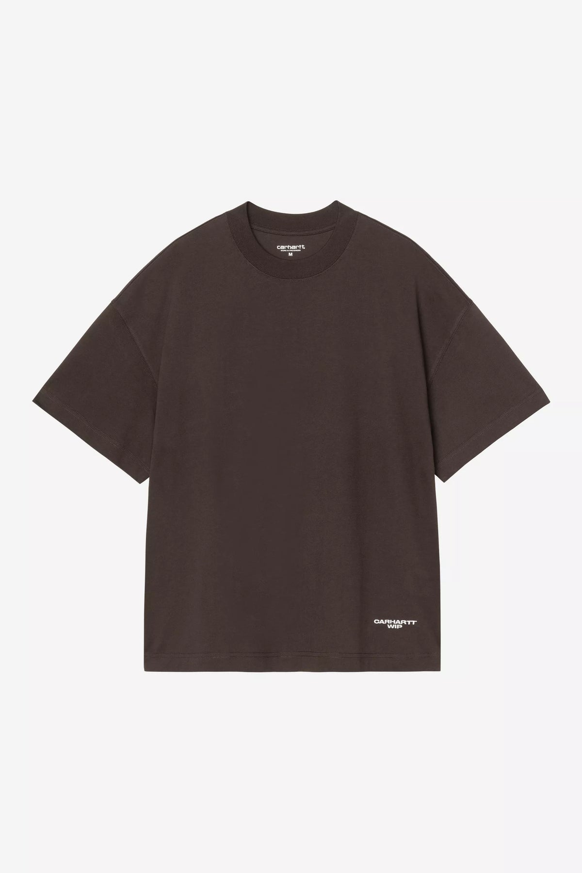 Carhartt WIP S/S Chapter Script T-Shirt Organic - Tobacco / White