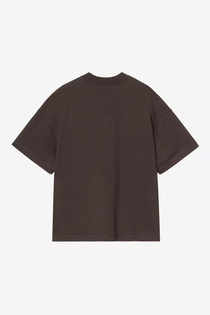 Carhartt WIP S/S Chapter Script T-Shirt Organic - Tobacco / White