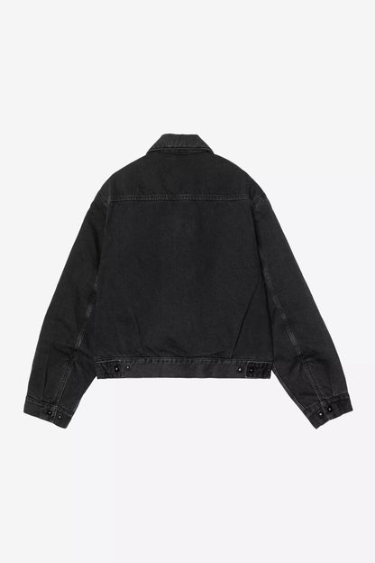 Carhartt WIP Women's Belmar Jacket - Black, Stone washed