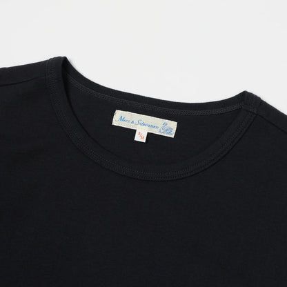 Merz b. Schwanen 215 Loopwheeled T-Shirt 7.2OZ Charcoal