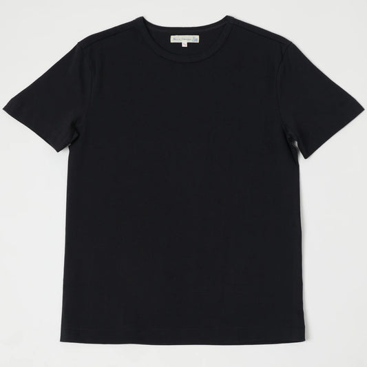 Merz b. Schwanen 215 Loopwheeled T-Shirt 7.2OZ Deep Black
