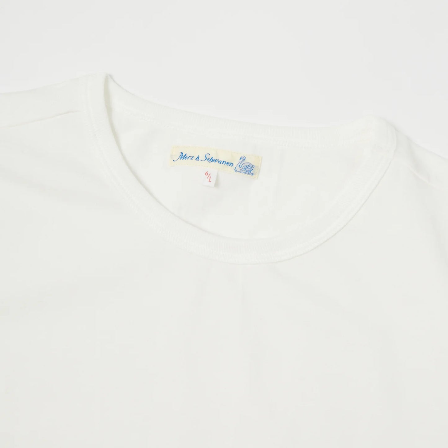 Merz b. Schwanen 215 Loopwheeled T-Shirt 7.2OZ White