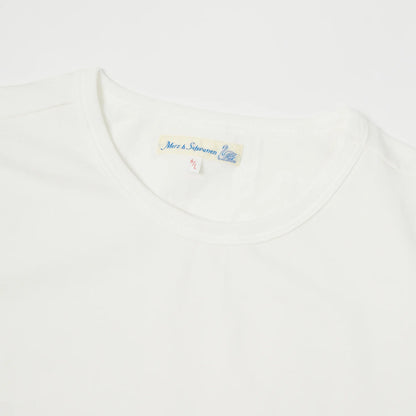 Merz b. Schwanen 215 Loopwheeled T-Shirt 7.2OZ White