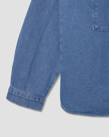 Stan Ray Painters Pop Over Shirt - Mid Stone Denim