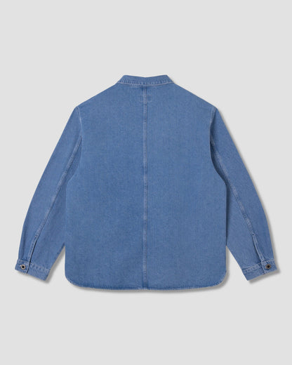 Stan Ray Painters Pop Over Shirt - Mid Stone Denim