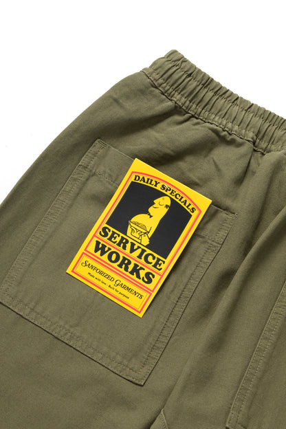Service Works Classic Chef Pants Olive