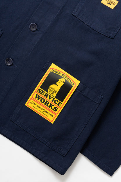 Service Works Classic Chore Shirt Dark Navy
