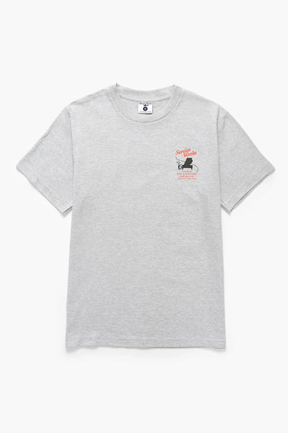 Service Works Bar & Kitchen Tee Heather Grey