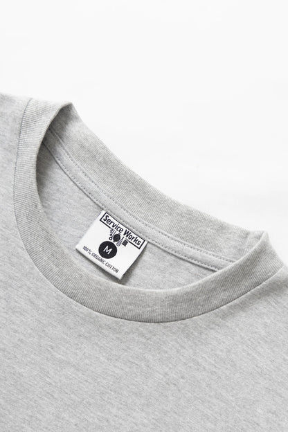 Service Works Bar & Kitchen Tee Heather Grey