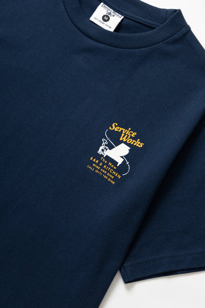 Service Works Bar & Kitchen Tee Navy