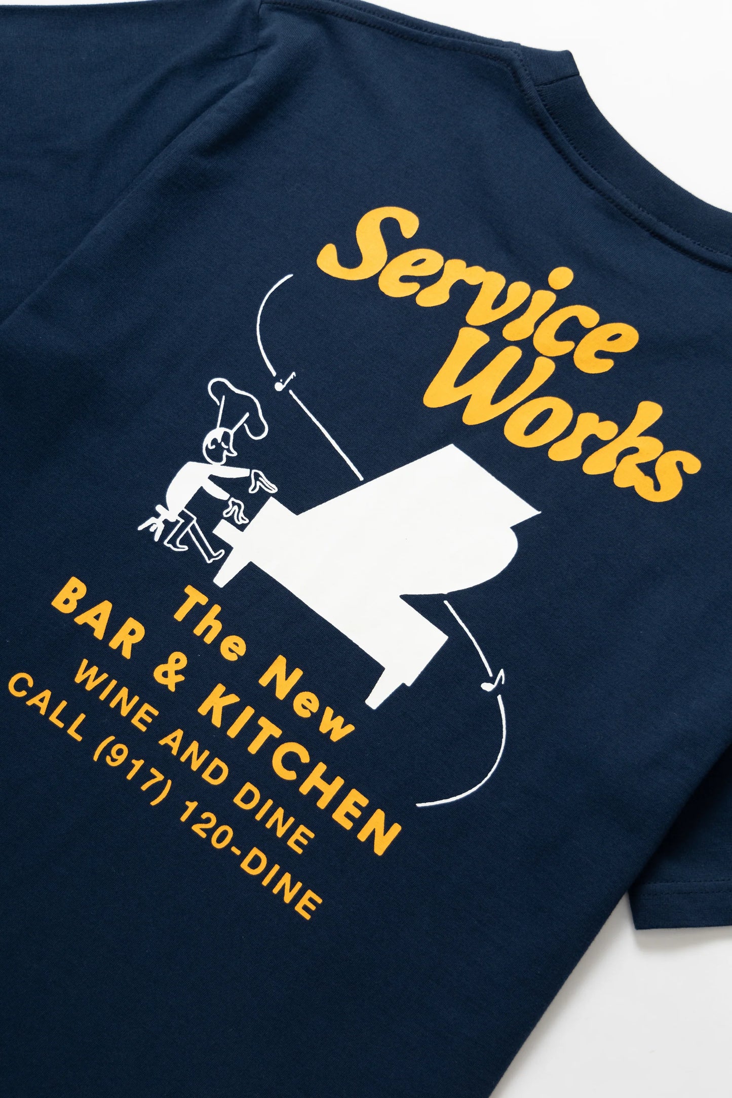 Service Works Bar & Kitchen Tee Navy