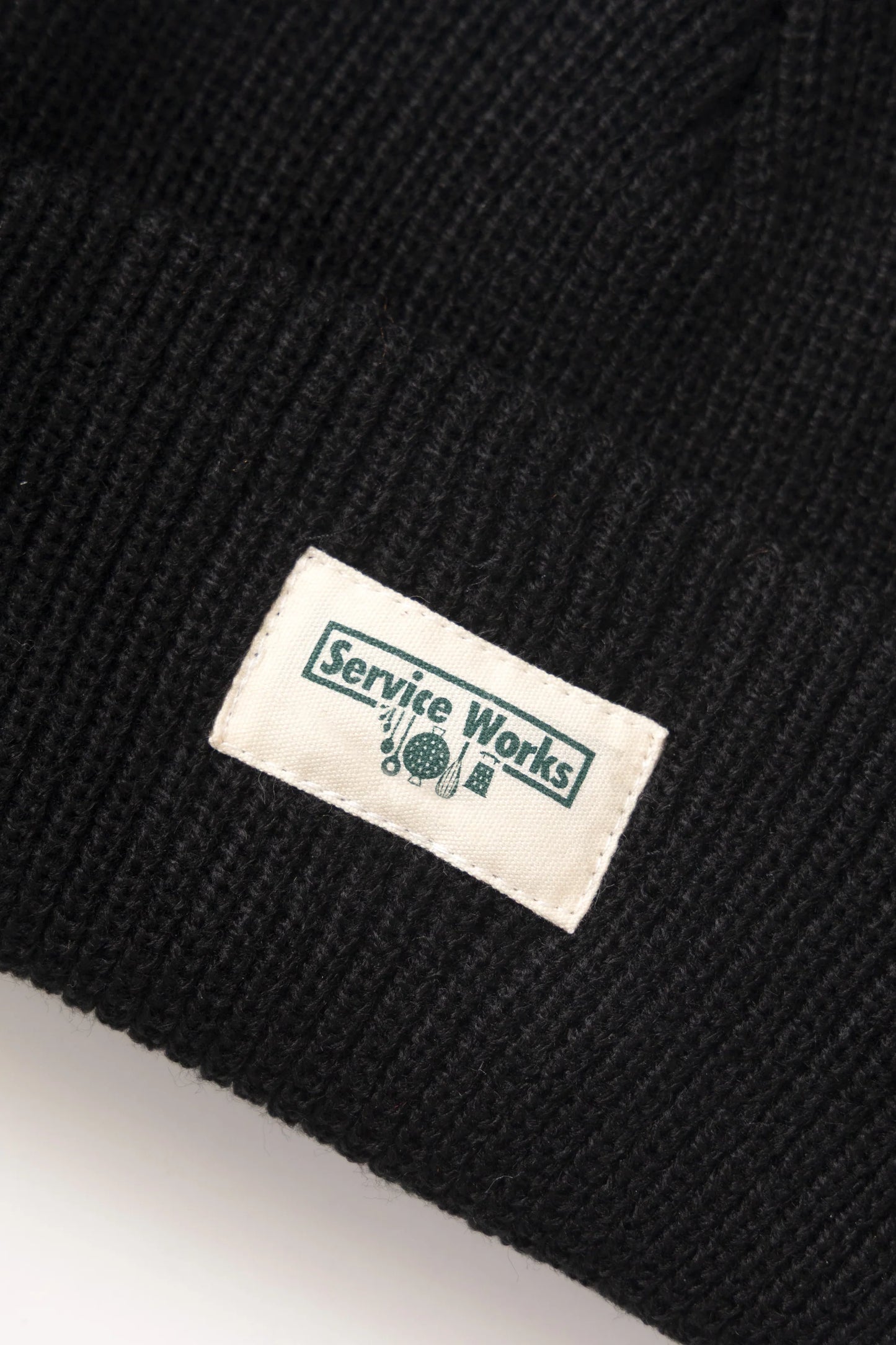 Service Works Tassel Beanie Black