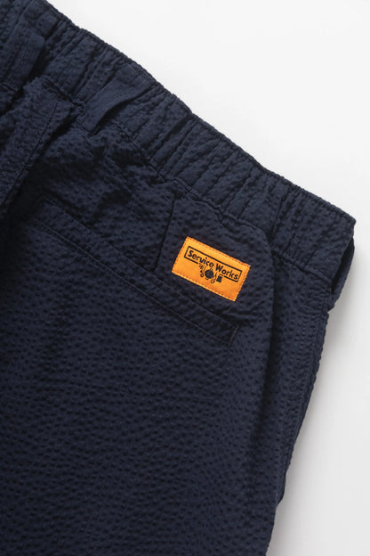 Service Works Seersucker Waiters Pant - Dark Navy